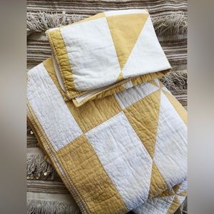 Hearth & Hand with Magnolia Kids Triangle Quilt in Golden Lotus